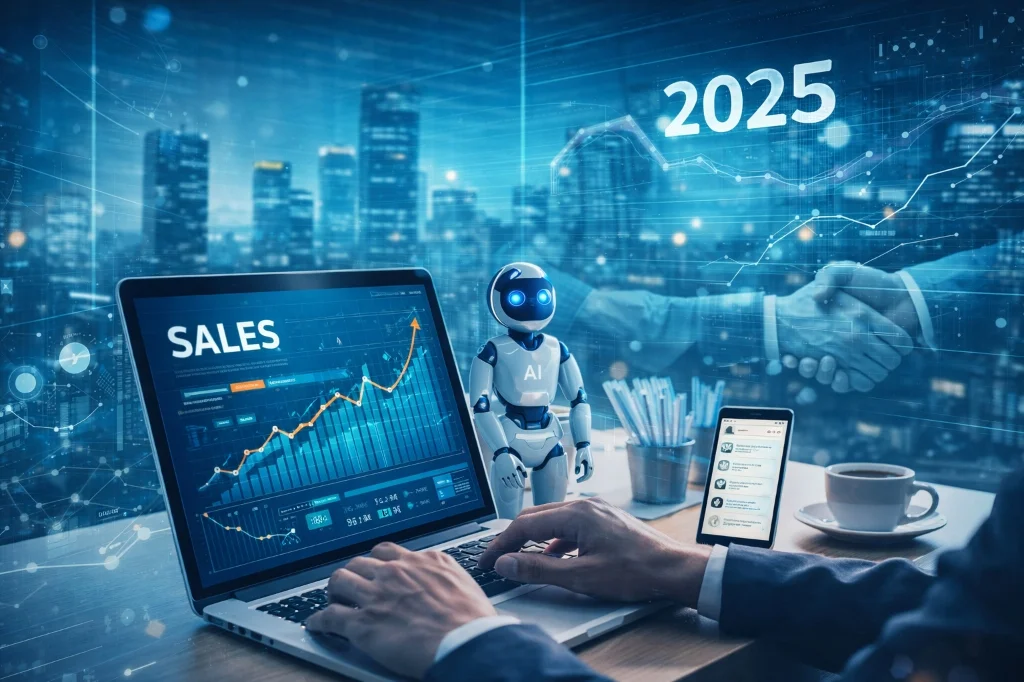 Vente en 2025 et tendances IA